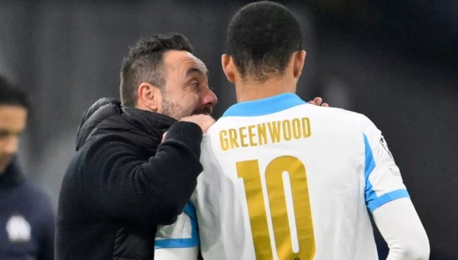De Zerbi đổ lỗi cho Greenwood sau trận thua đau đớn trước Lille