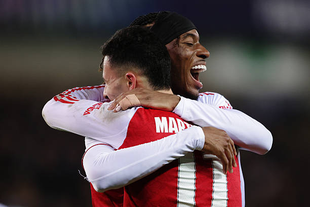 Madueke ghi cú đúp, giúp Arsenal hạ gục Club Brugge với tỷ số 3-0