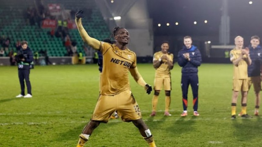 Nketiah và Pino đưa Crystal Palace đến chiến thắng 3-0 trước Shelbourne