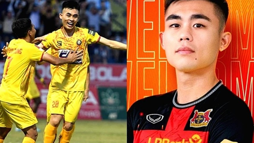 Thương vụ bóng đá mới: Ninh Bình FC đón chào cầu thủ Hoàng Thái Bình