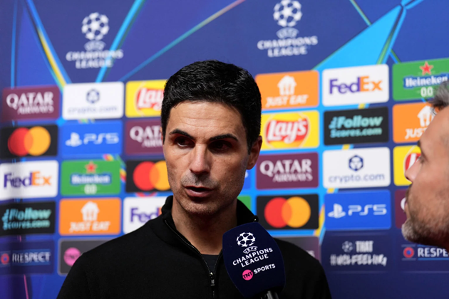 Arteta không tiếc lời ca ngợi hai cầu thủ Arsenal với phong độ ấn tượng