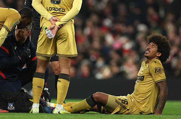 Chấn thương của Chris Richards trong trận Arsenal vs Crystal Palace có thể cản trở hành trình tới World Cup