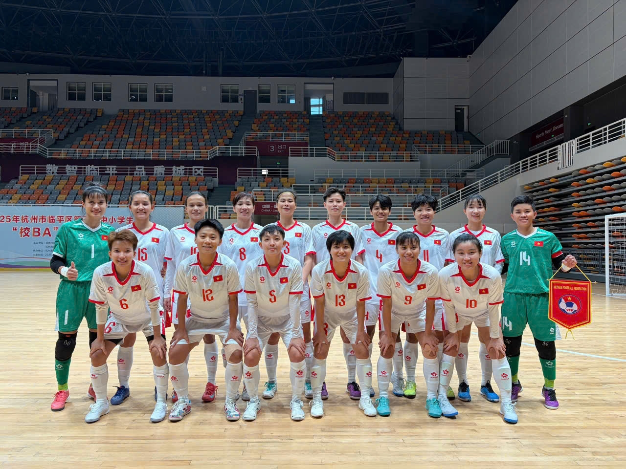 Đội hình Futsal nữ Việt Nam tham dự SEA Games 33 do HLV Nguyễn Đình Hoàng công bố