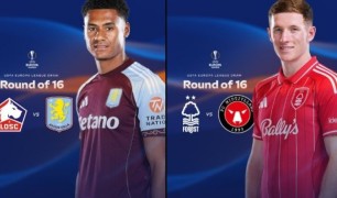 Bốc thăm Europa League vòng 16 đội: Aston Villa gặp Lille, Betis đụng Panathinaikos