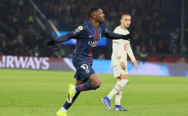 Dembele lập cú đúp giúp PSG đánh bại Lille 3-0
