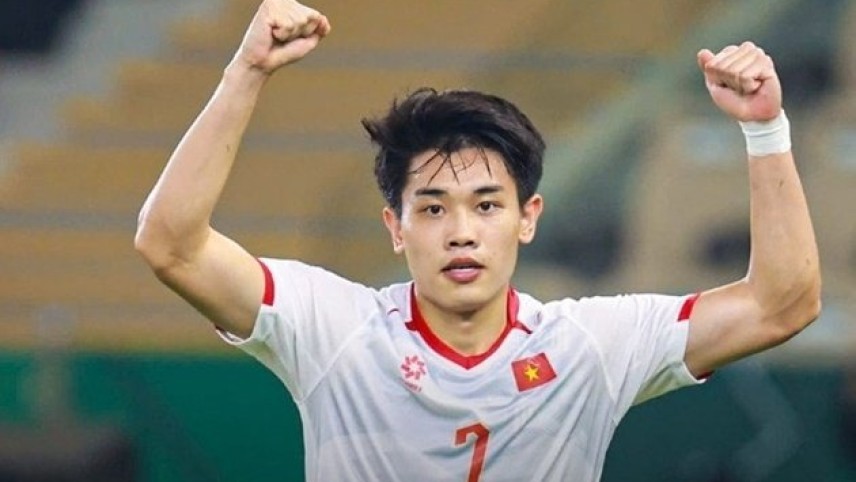 Đình Bắc trở lại đội U23 Việt Nam trước trận đấu với UAE